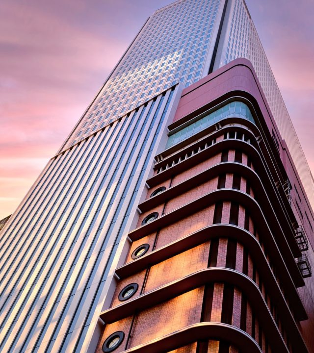 architecture, building, skyscraper, building exterior, façade, city, urban, modern building, office building, residential building, apartment, tower, business center, osaka, japan